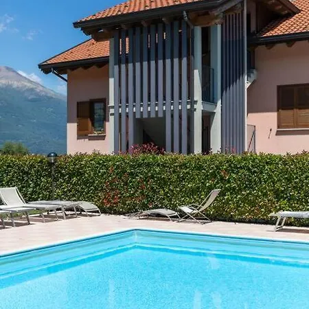 Modern With Balcony-garage-and Pool * Bellano